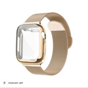 Apple Watch Metal Mesh Magnetic Band and Watch Guard 38/40mm NWT